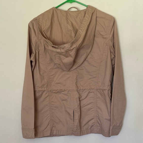 Forever 21 Color Beige Hooded Women’s Jacket Size Small - Picture 12 of 14
